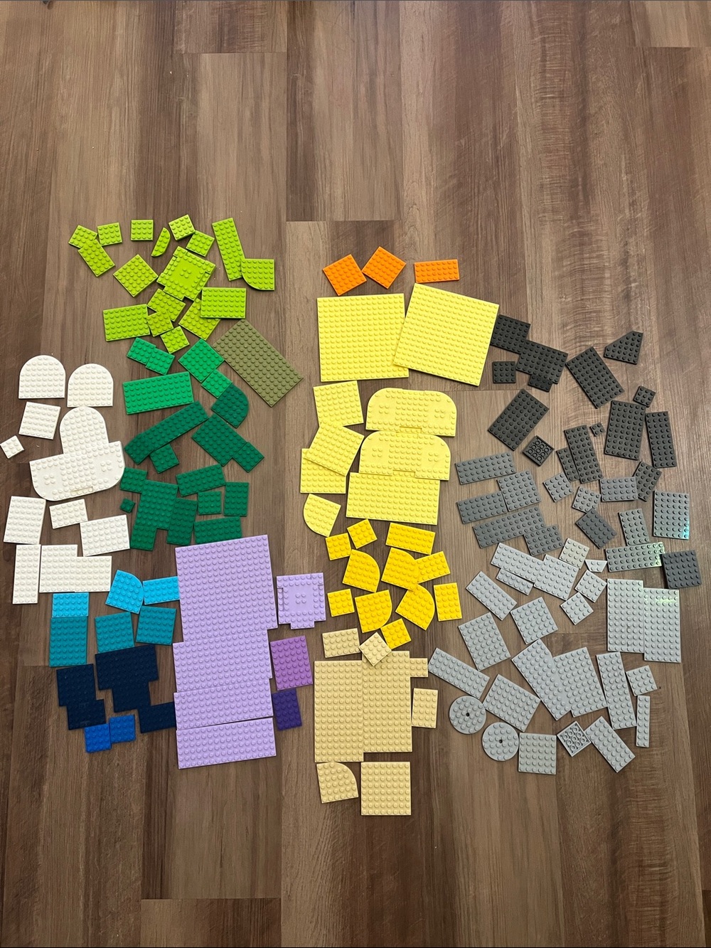 LEGO Plates & Baseplates Bulk Lot 140+ pc 2lb 3oz